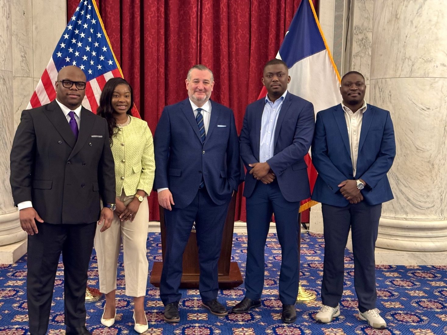 Members of US-Congo Strategic Network meeting United States Senator Ted Cruz on March 3